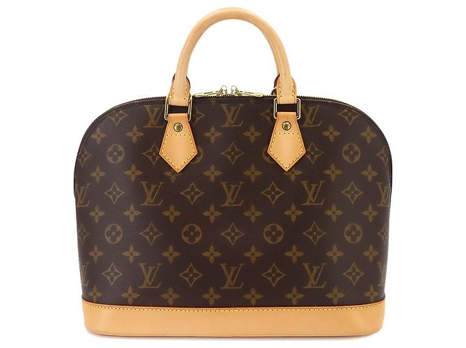 Borsa Louis Vuitton Monogram Alma Marrone Monogramma - vista 3