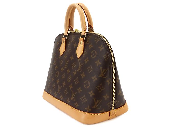 Borsa Louis Vuitton Monogram Alma Marrone Monogramma - vista 4