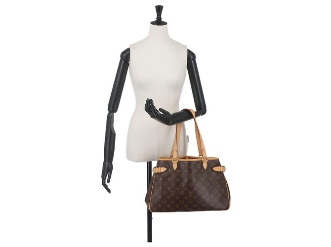 Louis Vuitton Monogram Batignolles Horizontale Tote Tasche Braun Monogramm - Ansicht 10