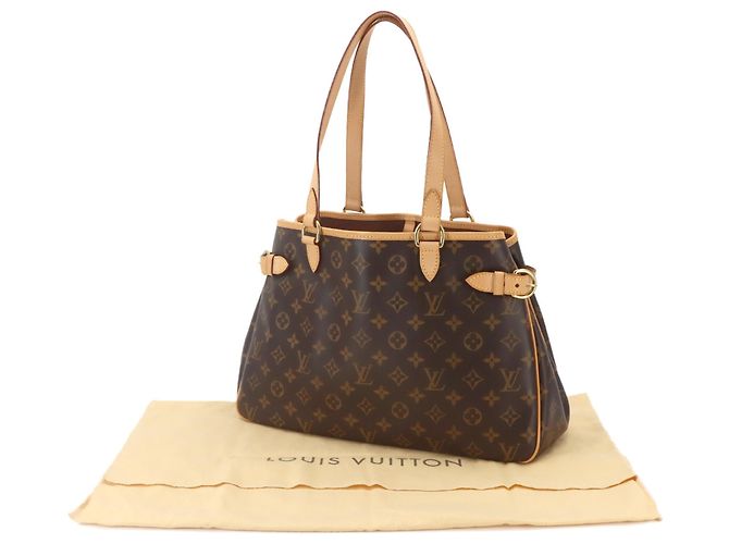 Louis Vuitton Monogram Batignolles Horizontale Tote Tasche Braun Monogramm - Ansicht 2