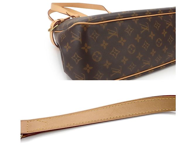 Louis Vuitton Monogram Batignolles Horizontale Tote Tasche Braun Monogramm - Ansicht 9