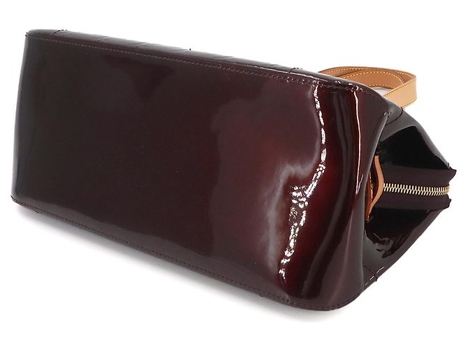 Borsa a Spalla Louis Vuitton Monogram Vernis Rosewood Avenue Bordò - vista 4