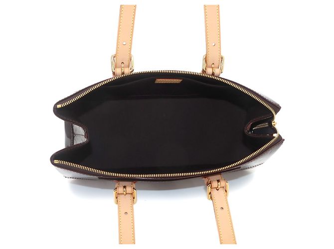 Borsa a Spalla Louis Vuitton Monogram Vernis Rosewood Avenue Bordò - vista 6
