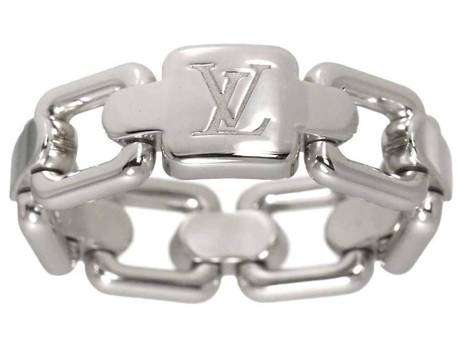 Anello Berg Chain Attraction in oro bianco 18K Louis Vuitton - vista 2
