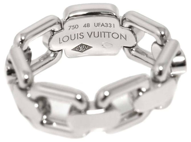 Anello Berg Chain Attraction in oro bianco 18K Louis Vuitton - vista 3