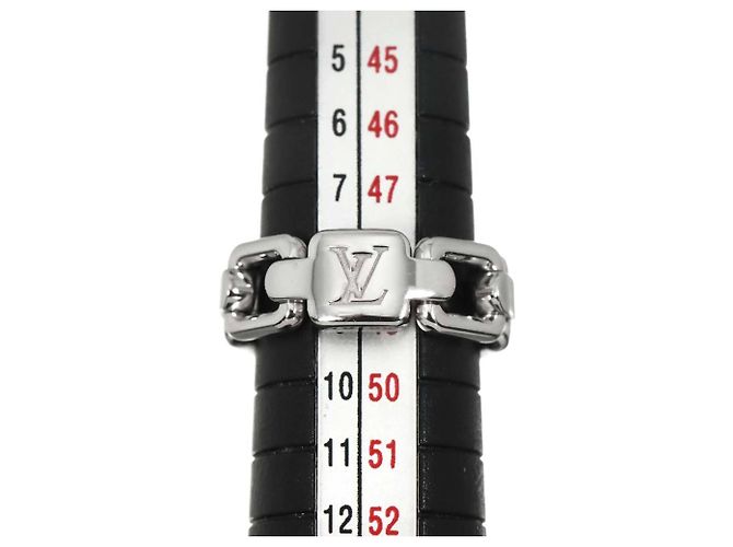 Anello Berg Chain Attraction in oro bianco 18K Louis Vuitton - vista 5