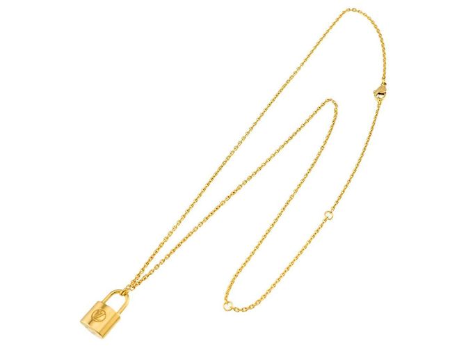Collana Lockit in argento e oro giallo 18K Louis Vuitton - vista 2