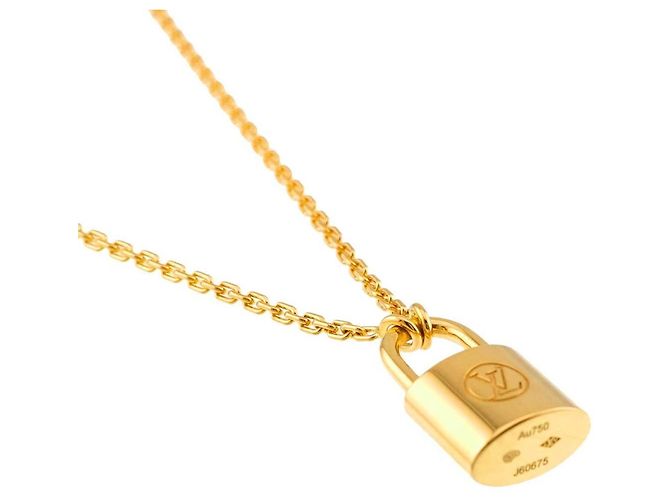 Collana Lockit in argento e oro giallo 18K Louis Vuitton - vista 3