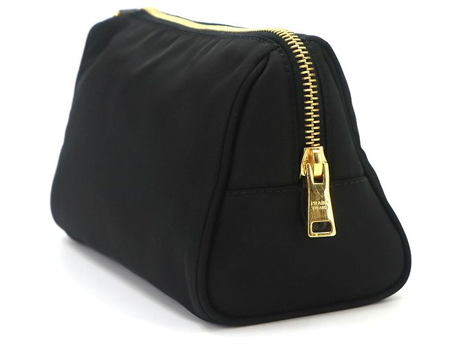 Borsa a mano/Pochette in nylon nero Prada - vista 3