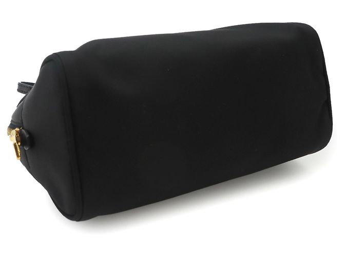 Borsa a mano/Pochette in nylon nero Prada - vista 4