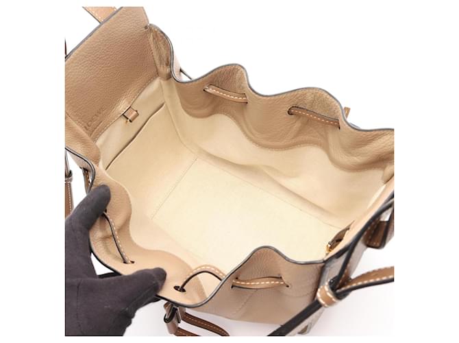 Borsa a 2 modi Loewe Hammock Small Marrone Beige - vista 3