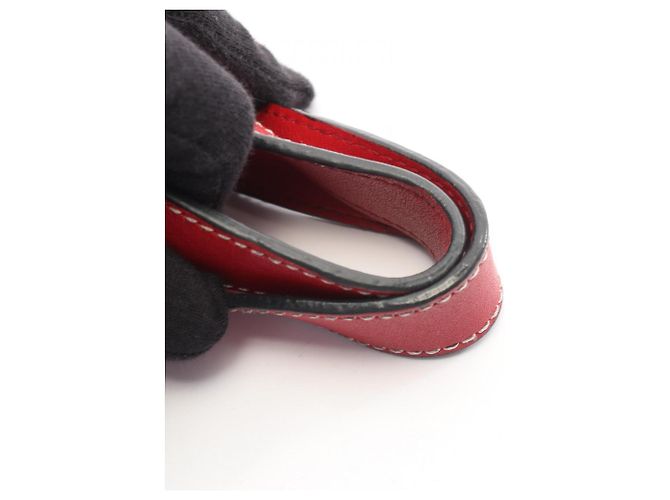 Bolso de mano Loewe Hammock Small 2-Way de piel Roja - vista 10