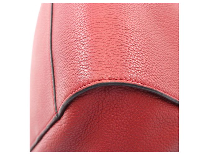 Bolso de mano Loewe Hammock Small 2-Way de piel Roja - vista 8