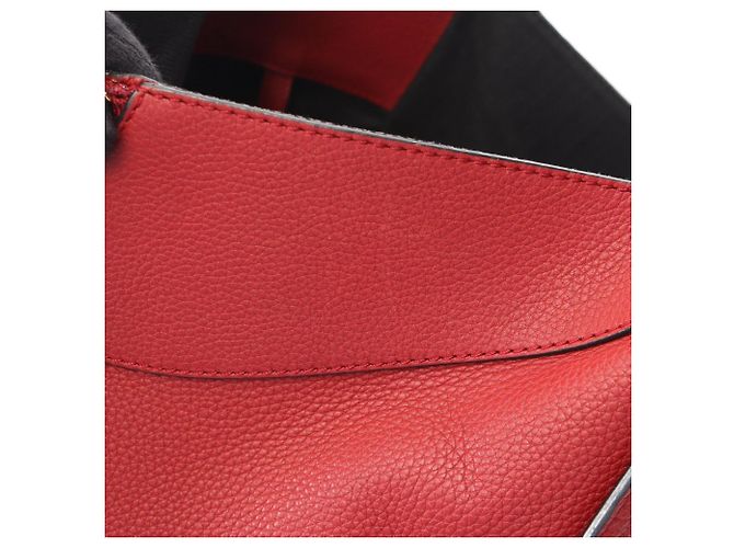 Bolso de mano Loewe Hammock Small 2-Way de piel Roja - vista 9