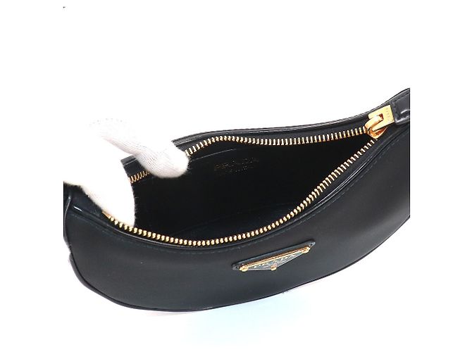 Borsa a mano 2-way Arque piccola di Prada Nero - vista 7