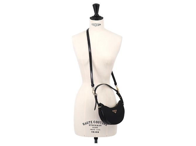 Borsa a mano 2-way Arque piccola di Prada Nero - vista 9