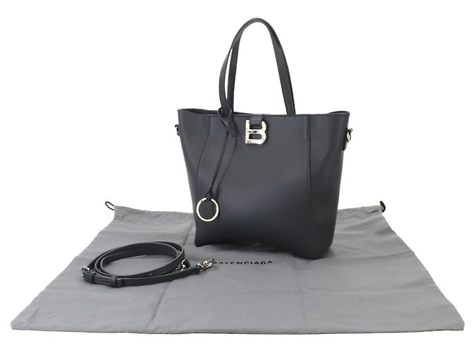 Borsa Tote Balenciaga Hourglass Soft Small Marrone - vista 2