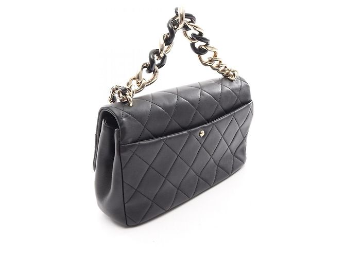 Chanel Large Flap Handtasche Schwarz - Ansicht 2