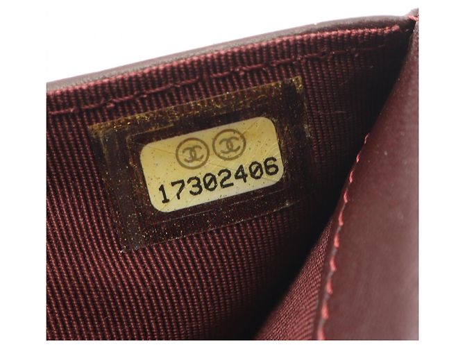 Chanel Matelassé Bi-fold Long Wallet aus schwarzem Lammleder - Ansicht 5