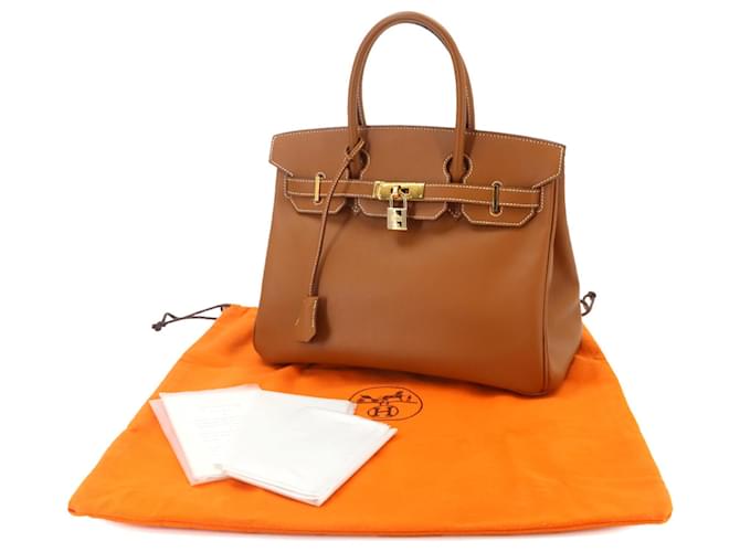 Hermès Borsa Hermes Birkin 30 in Gold D'oro - vista 2