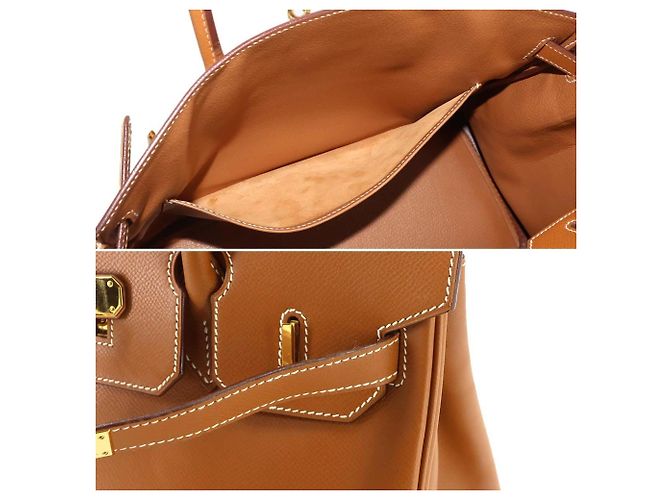 Hermès Borsa Hermes Birkin 30 in Gold D'oro - vista 9