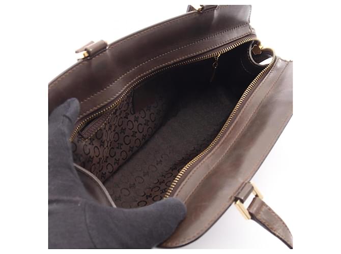 Céline Borsa Celine C Macadam Marrone Crudo - vista 3