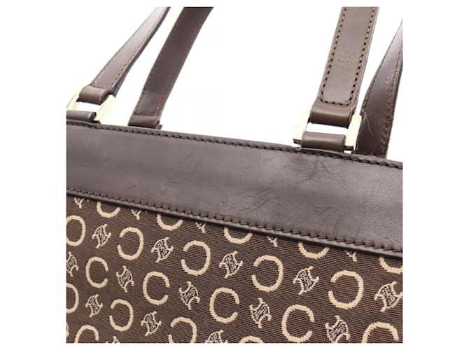 Céline Borsa Celine C Macadam Marrone Crudo - vista 9
