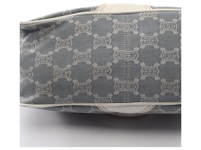 Céline Borsa Celine Boogie Bag Paris Macadam Bianco Blu - vista 10