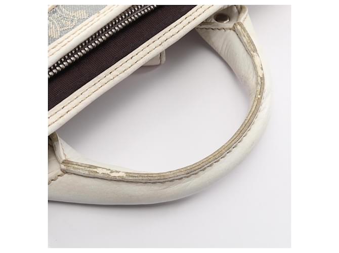 Céline Borsa Celine Boogie Bag Paris Macadam Bianco Blu - vista 13