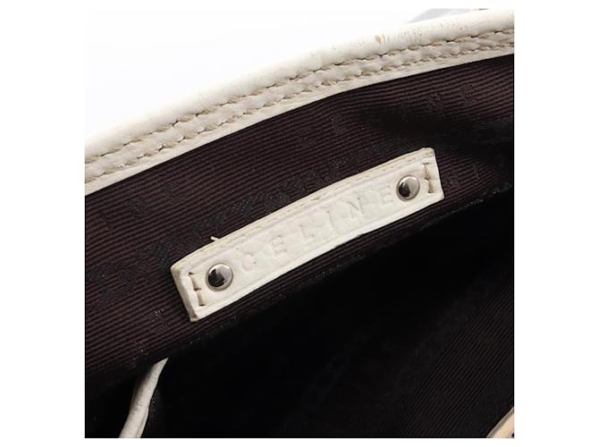 Céline Borsa Celine Boogie Bag Paris Macadam Bianco Blu - vista 4