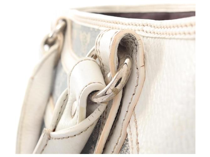 Céline Borsa Celine Boogie Bag Paris Macadam Bianco Blu - vista 5