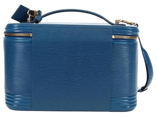 Louis Vuitton Nice Train Case Epi Leather Blu - vista 2