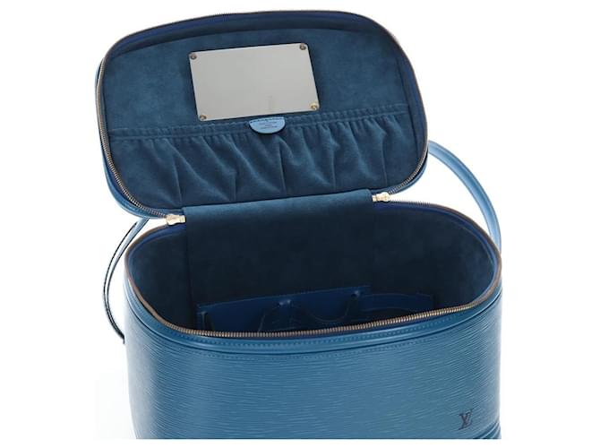 Louis Vuitton Nice Train Case Epi Leather Blu - vista 5