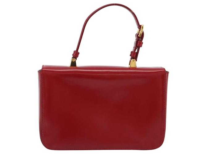 Prada Bow Top handle Leather Roja - vista 2