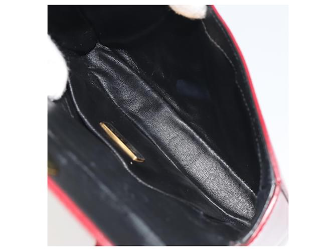 Prada Bow Top handle Leather Roja - vista 5
