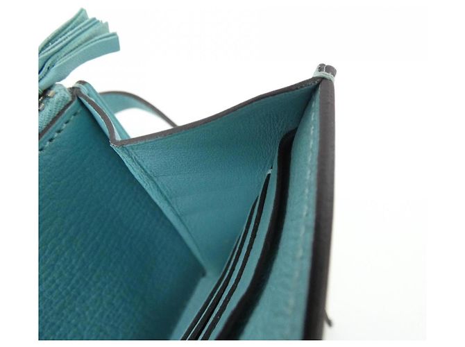 Hermès Cartera larga Hermes Kelly Gillies Azul - vista 8