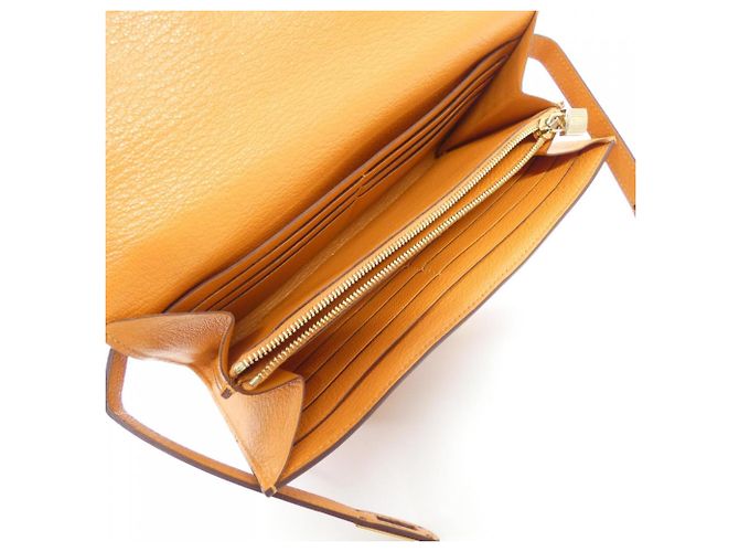 Hermès Hermes Kelly Classic Long Wallet Orange - Ansicht 9