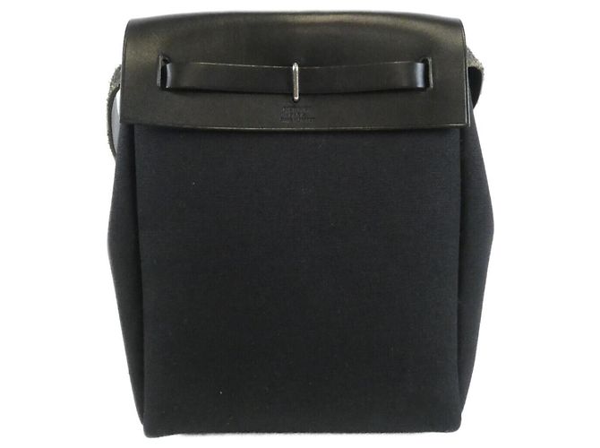 Hermès Borsa a tracolla Hermes Herbag TPM Nero - vista 2