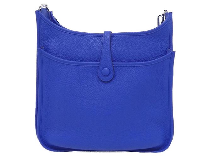 Hermès Borsa a Spalla Hermes Evelyne 3 PM Blu - vista 2
