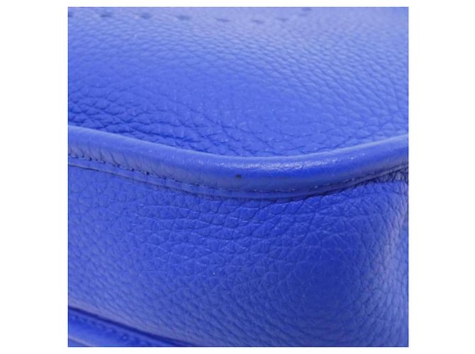 Hermès Borsa a Spalla Hermes Evelyne 3 PM Blu - vista 3