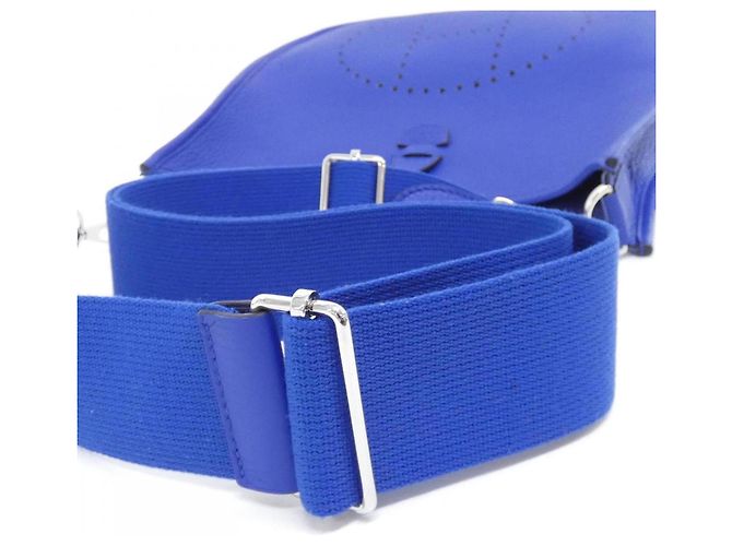 Hermès Borsa a Spalla Hermes Evelyne 3 PM Blu - vista 4