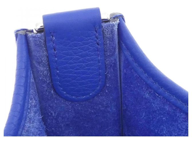 Hermès Borsa a Spalla Hermes Evelyne 3 PM Blu - vista 6