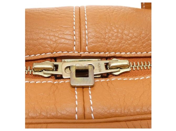 Hermès Borsa Boston Hermes Victoria Valis 45cm Marrone - vista 6