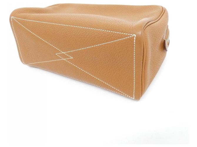 Hermès Pochette borsa Hermes Victoria GM D'oro - vista 2