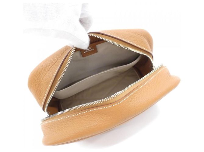 Hermès Pochette borsa Hermes Victoria GM D'oro - vista 5