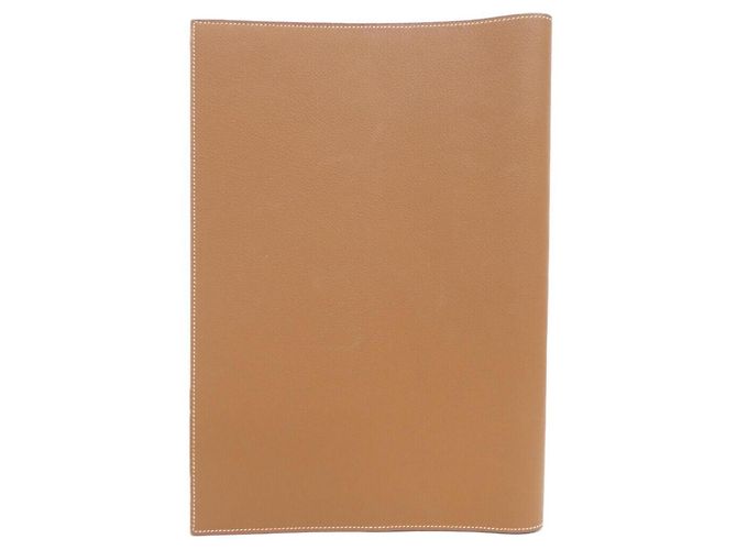 Hermès Hermes EA Zip A4 Notizbuchhülle Golden - Ansicht 2