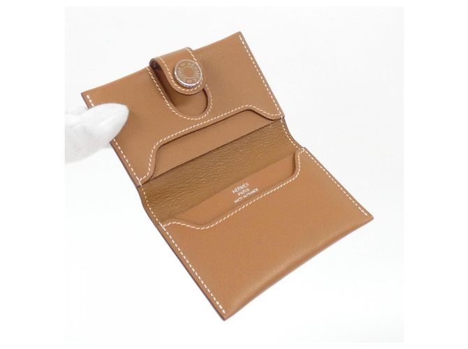 Hermès Tarjetero R.M.S. Hermes Dorado - vista 5