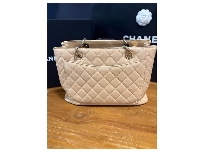 Chanel Caviar Leder Shopper beige - Ansicht 12