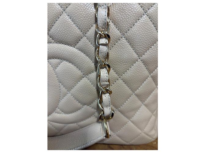 Chanel Caviar Leder Shopper beige - Ansicht 13