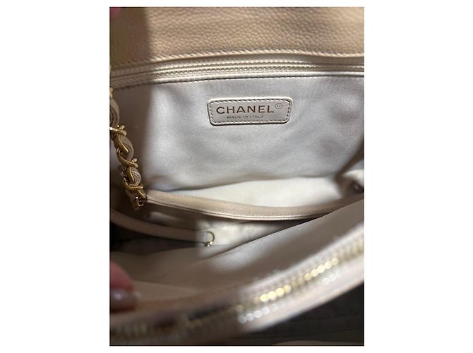 Chanel Caviar Leder Shopper beige - Ansicht 14